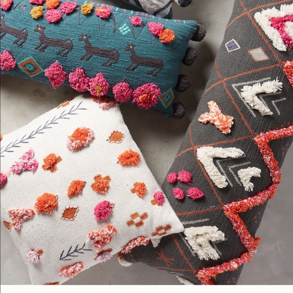 Anthropologie Accents Anthropologie Embroidered Pillow Cases Poshmark